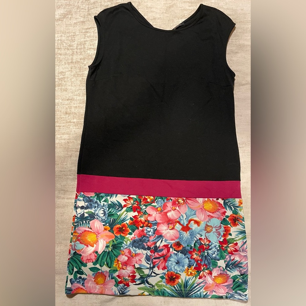Morgan & Co. Black and Floral Dress